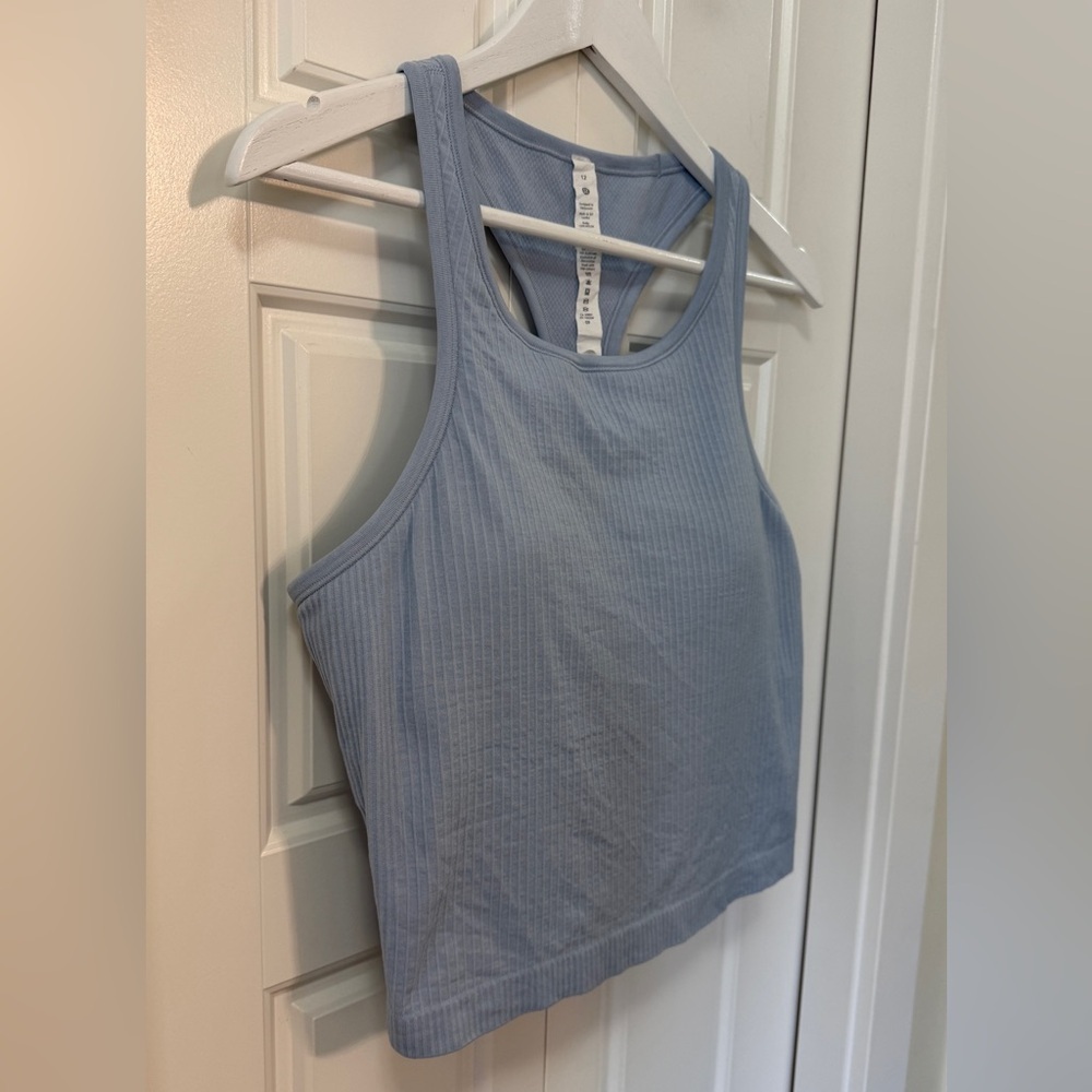 Lululemon Ribbed Racerback Tank - Size 12 - Picture 4 of 8